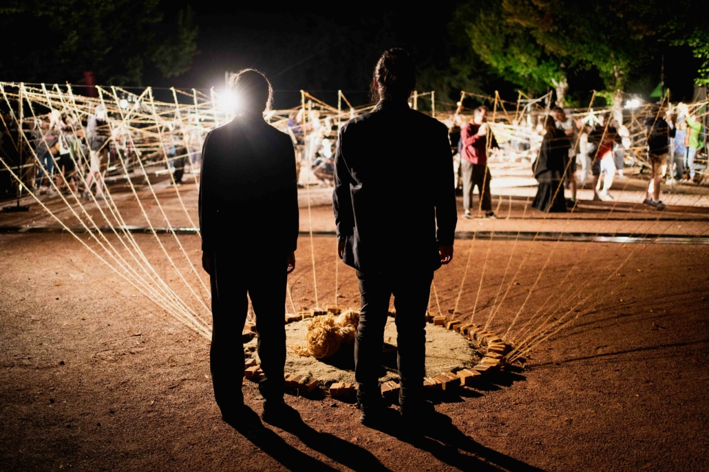C'est pas là, c'est par là - Installation de la compagnie Galm